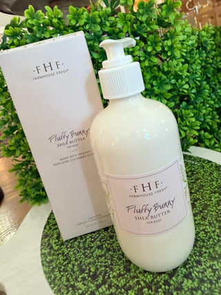 Fluffy Bunny Shea Butter Cream Pump Top 8oz - 0430RT