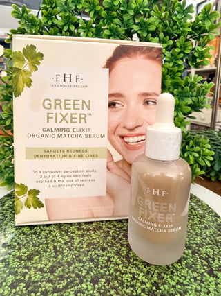 Green Fixer Calming Elixir Organic Matcha Serum 1oz - 13417RT