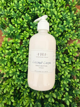 Coconut Cream Shea Butter Cream Pump Top 8oz