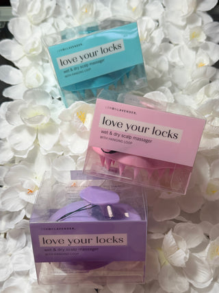 Lemon Lavender Love Your Locks Wet & Dry Scalp Massager