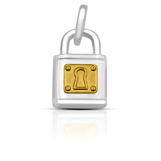 Love Lock Silver Gold Center