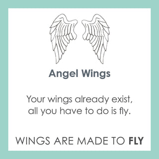 Angel Wings Fly Silver Alpine White Large