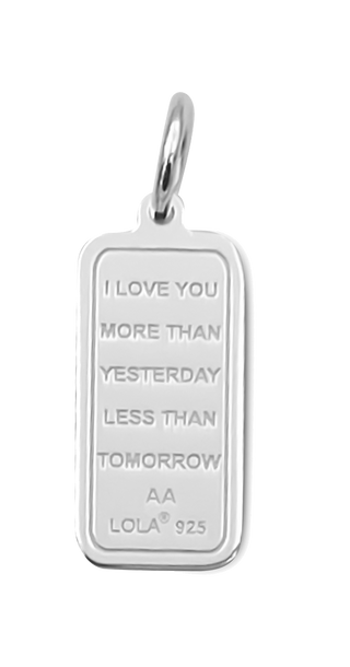 The Love Poem Silver Medium