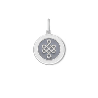 Mother & Daughter Silver Pale Gray Small