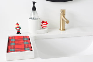 MEL14 Pinstripes Guest Towel Holder