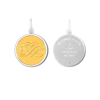 Mother & Son Gold Center Small