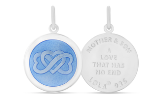 Mother & Son Mauve Blue Medium