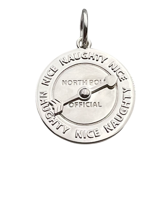 Naughty-Nice All Silver Small