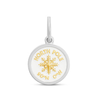 North Pole Compass Gold Alpine White Mini