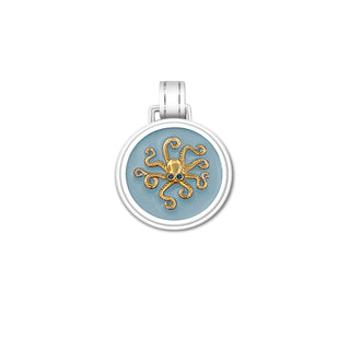 Octopus Gold Pale Blue Large