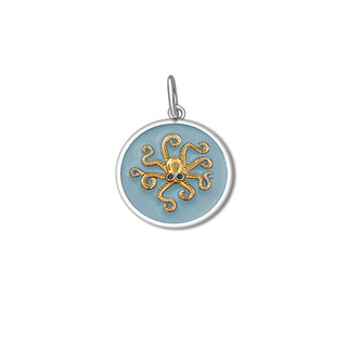 Octopus Gold Pale Blue Small