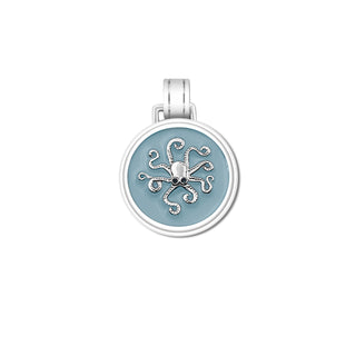 Octopus Silver Pale Blue Large