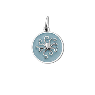 Octopus Silver Pale Blue Small