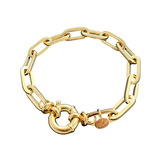 Oval 7.1mm Gold 7.5" (Single Wrapped)