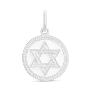 Star of David Silver Alpine White Small