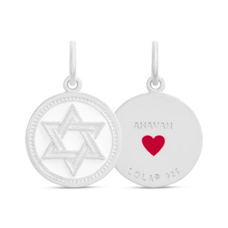 Star of David Silver Alpine White Small