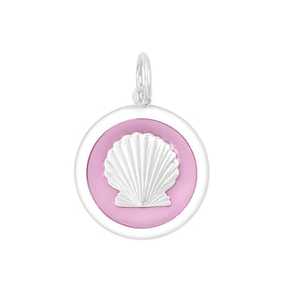 Shell Silver Flamingo Pink Medium