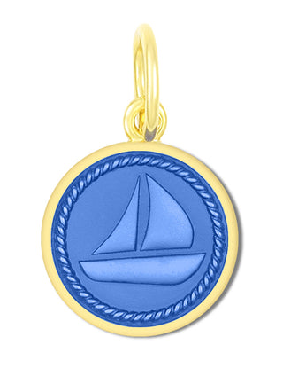 Sailboat All Gold Periwinkle Mini