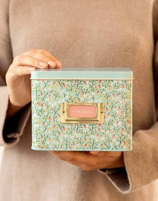 Strawberry Meadow Recipe Tin Box