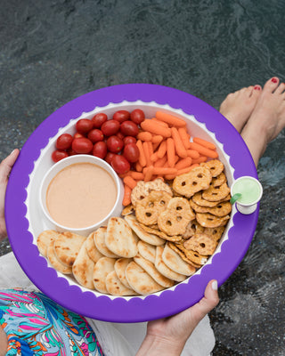 MEL15 Chip And Dip Pinstripes Melamine - Retired