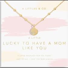 A Little "Mother's Day - Lucky to Have a Mom Like You" Bracelet
