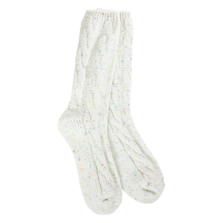 Ragg Cable Crew OS Vanilla Confetti - WSS