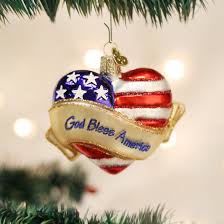 30037 God Bless America Orn