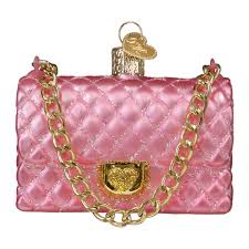 32673 Quilted Purse Ornament