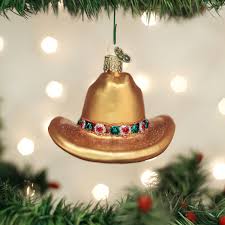 32354 Cowboy Hat Orn.