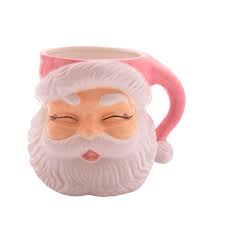 Pink Santa Container 7.5"