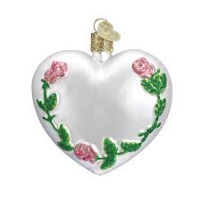 30013 Wedding Heart Orn.