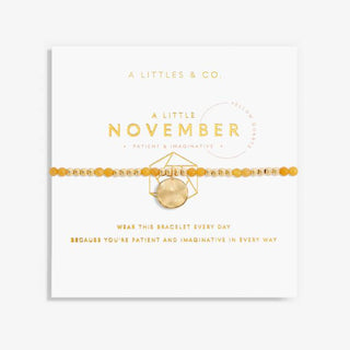 A Little "November" Bracelet