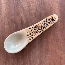 Hand-painted Spoon with Handle