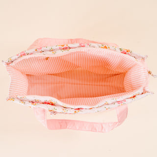 The Everyday Quilted Tote Bag - Endless Daydream Cream