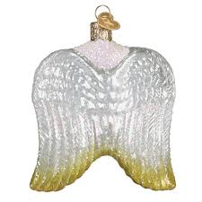 10253 Sterling Angel Wings Ornament - OWC