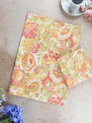 Spring Gathering Sorbet Tea Towel