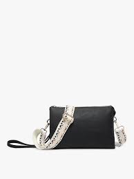 Izzy Crossbody Bag Solid Black