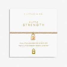 A Little "Strength" Bracelet Gold