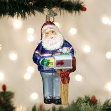 40308 Postman Santa ornament