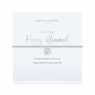 A Little "Happy Retirement" Silver Bracelet