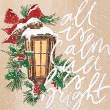 Calm and Bright Luncheon Napkin