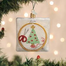 32709 Christmas Cross Stitch Orn - OWC