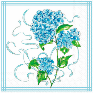 Hydrangea Allover Cocktail Napkin