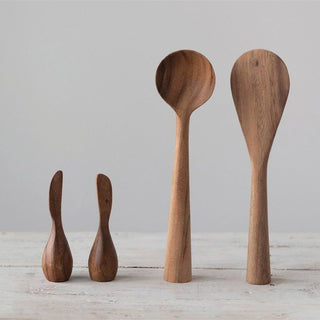 Wood Acacia Standing Cheese Knife #DF4436