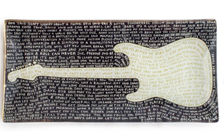 Legends Small Rectangle Decoupage Plate 8.5x4