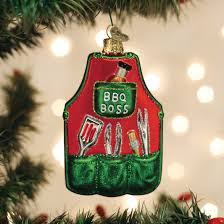 32584 BBQ Apron Ornament - OWC