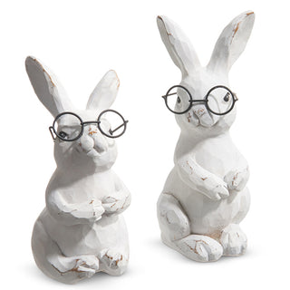 Sitting Bunny with Glasses 5.75" 4411190