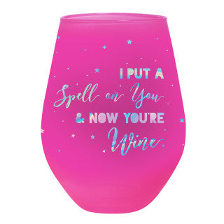 Jumbo Stemless Glass- I Put a Spell On You