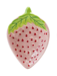 Hand-Painted Ceramic Strawberry Shaped Dish A