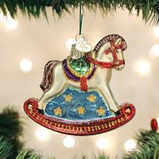 44016 Rocking Horse With Toys Orn